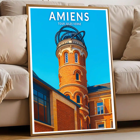 Affiche - Amiens - Tour Jules Verne