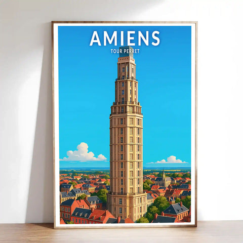 Affiche - Amiens - Tour Perret