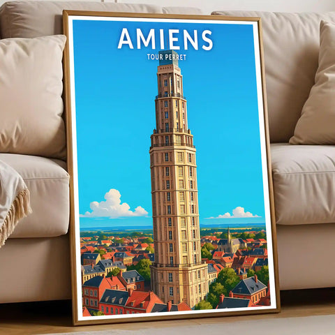 Affiche - Amiens - Tour Perret