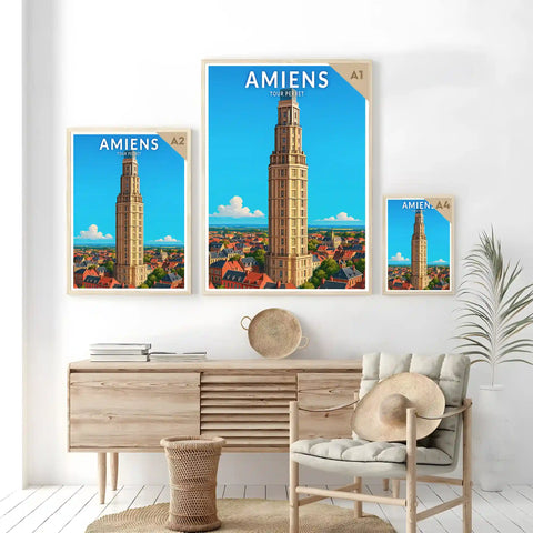 Affiche - Amiens - Tour Perret