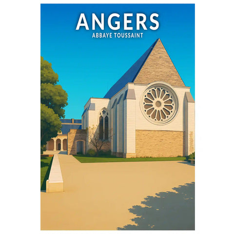 Affiche - Angers - Abbaye Toussaint