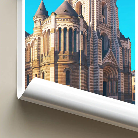 Affiche - Angers - Église Notre-Dame-des-Victoires