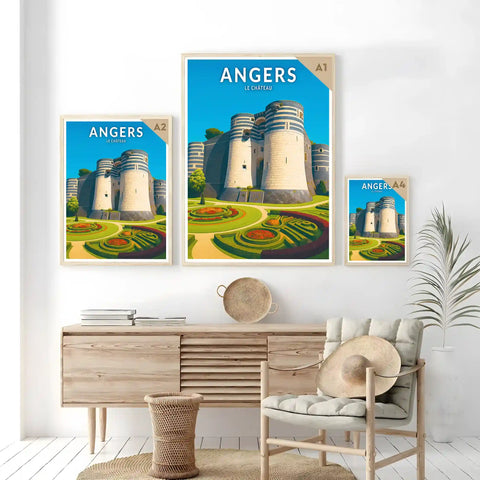 Affiche - Angers - Le Château