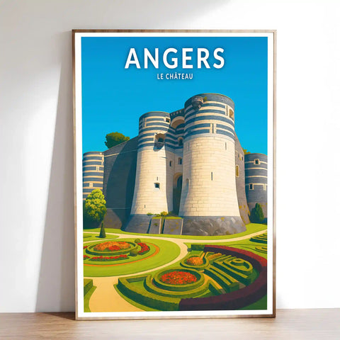 Affiche - Angers - Le Château
