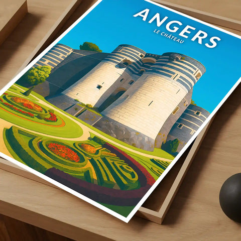 Affiche - Angers - Le Château