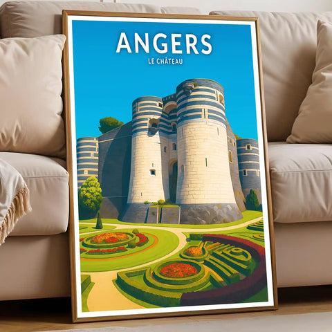 Affiche - Angers - Le Château