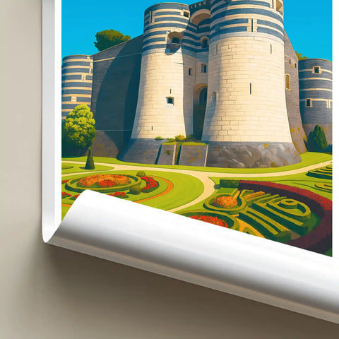 Affiche - Angers - Le Château