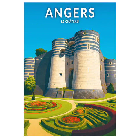Affiche - Angers - Le Château