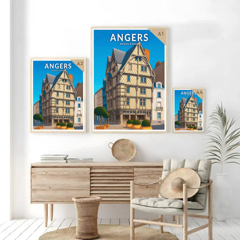 Affiche - Angers - Maison d'Adam