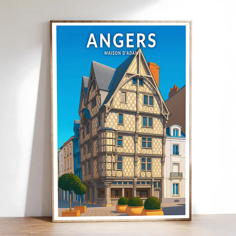 Affiche - Angers - Maison d'Adam