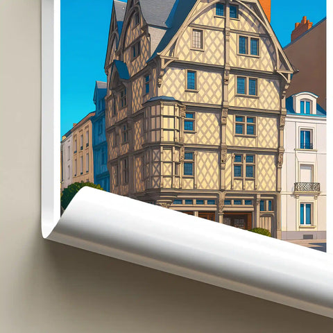 Affiche - Angers - Maison d'Adam