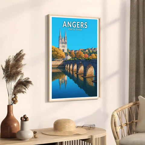 Affiche - Angers - Pont de Verdun