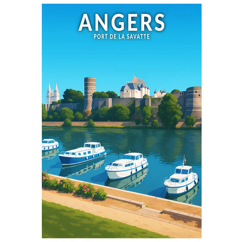 Affiche - Angers - Port de la Savatte