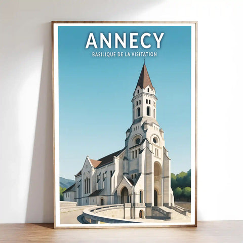 Affiche - Annecy - Basilique de la Visitation