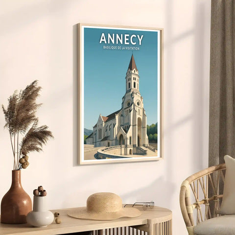 Affiche - Annecy - Basilique de la Visitation