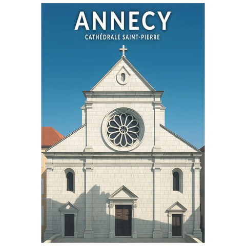Affiche - Annecy - Cathédrale Sainte-Pierre