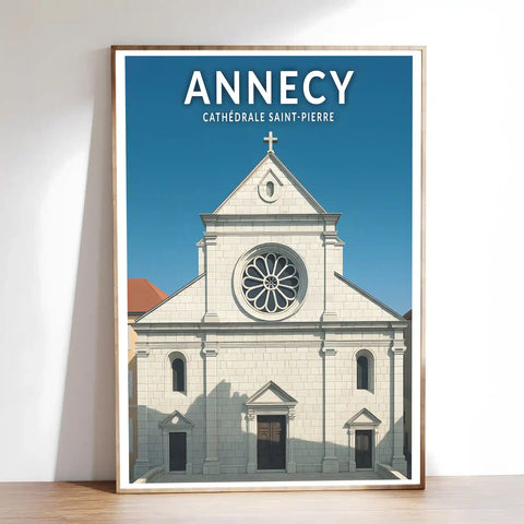 Affiche - Annecy - Cathédrale Sainte-Pierre