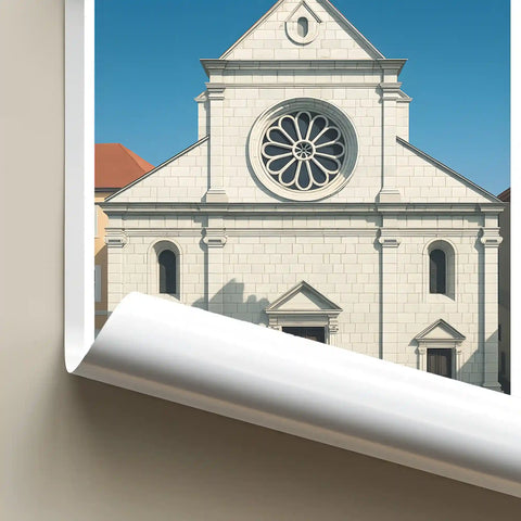 Affiche - Annecy - Cathédrale Sainte-Pierre