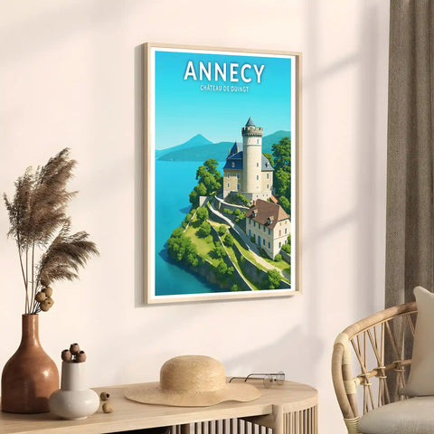 Affiche - Annecy - Château de Duingt