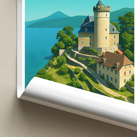 Affiche - Annecy - Château de Duingt