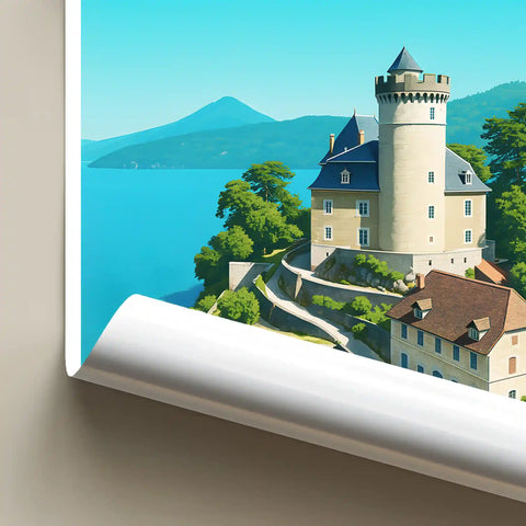 Affiche - Annecy - Château de Duingt