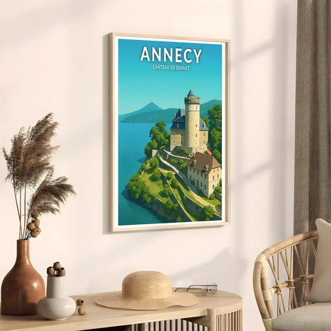 Affiche - Annecy - Château de Duingt