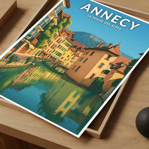 Affiche - Annecy - La Venise des Alpes