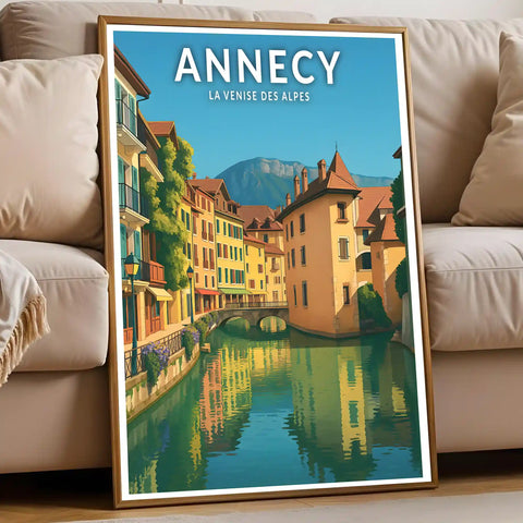 Affiche - Annecy - La Venise des Alpes