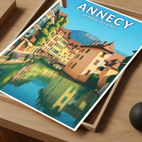 Affiche - Annecy - La Venise des Alpes