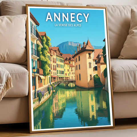 Affiche - Annecy - La Venise des Alpes