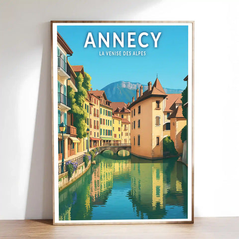 Affiche - Annecy - La Venise des Alpes