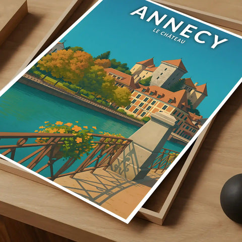 Affiche - Annecy - Le Château