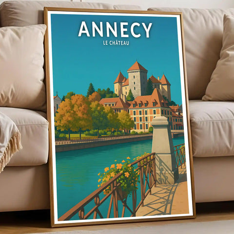 Affiche - Annecy - Le Château