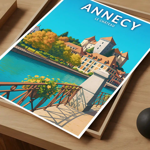 Affiche - Annecy - Le Château