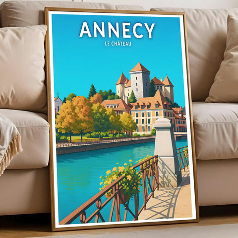 Affiche - Annecy - Le Château