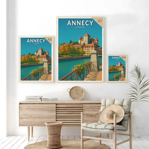 Affiche - Annecy - Le Château