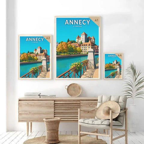 Affiche - Annecy - Le Château