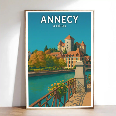 Affiche - Annecy - Le Château
