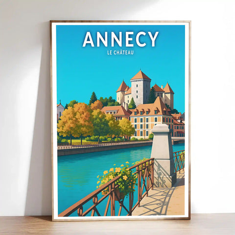 Affiche - Annecy - Le Château