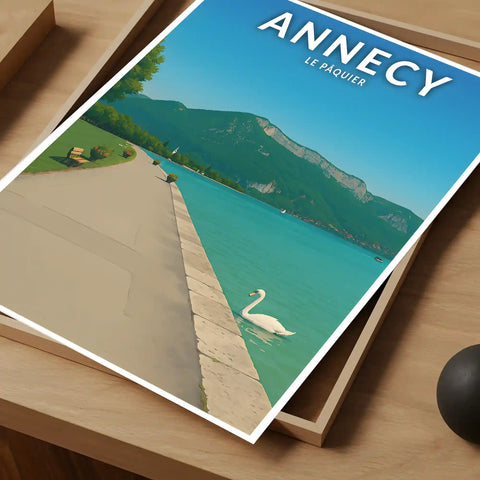Affiche - Annecy - Le Pâquier