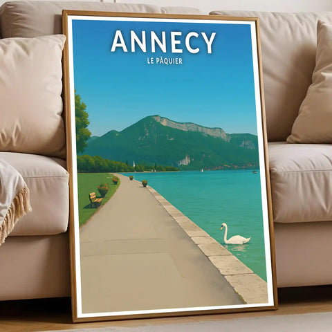 Affiche - Annecy - Le Pâquier