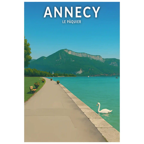 Affiche - Annecy - Le Pâquier