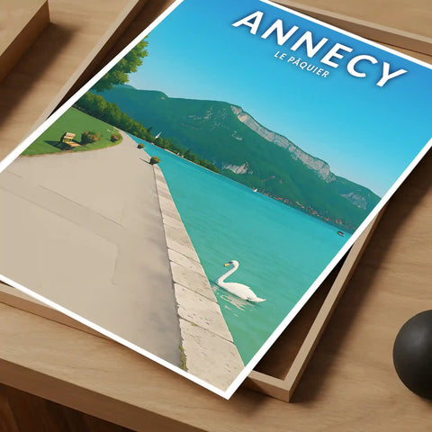 Affiche - Annecy - Le Pâquier