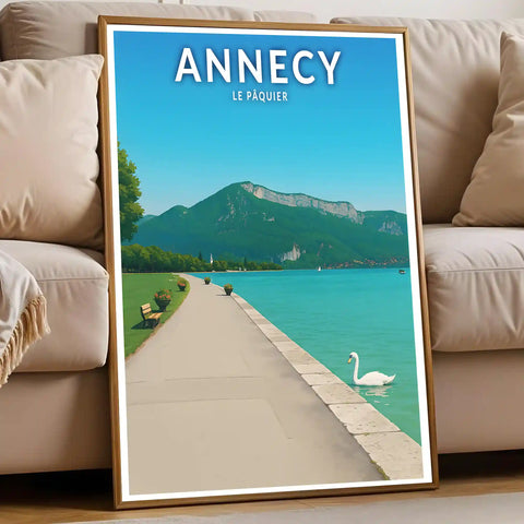 Affiche - Annecy - Le Pâquier