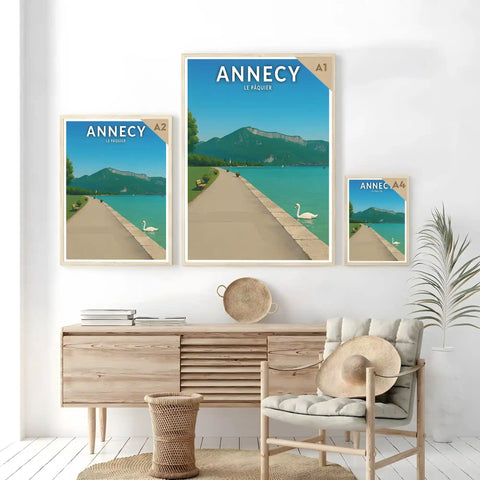 Affiche - Annecy - Le Pâquier