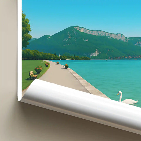Affiche - Annecy - Le Pâquier