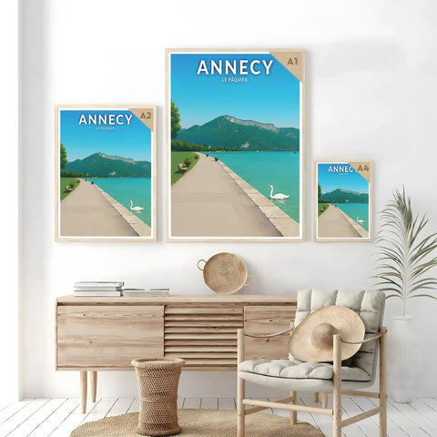 Affiche - Annecy - Le Pâquier