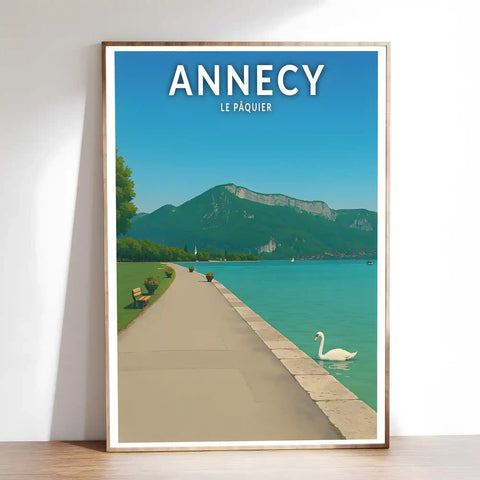 Affiche - Annecy - Le Pâquier