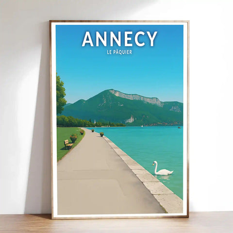 Affiche - Annecy - Le Pâquier