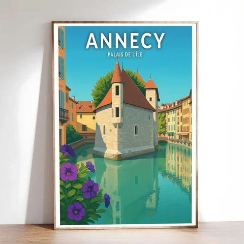 Affiche - Annecy - Palais de l'île